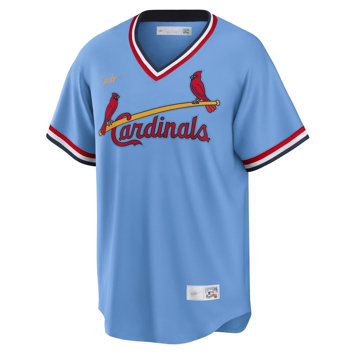 Ozzie Smith St. Louis Cardinals Nike Road Cooperstown Collection Player Jersey - Light Blue
