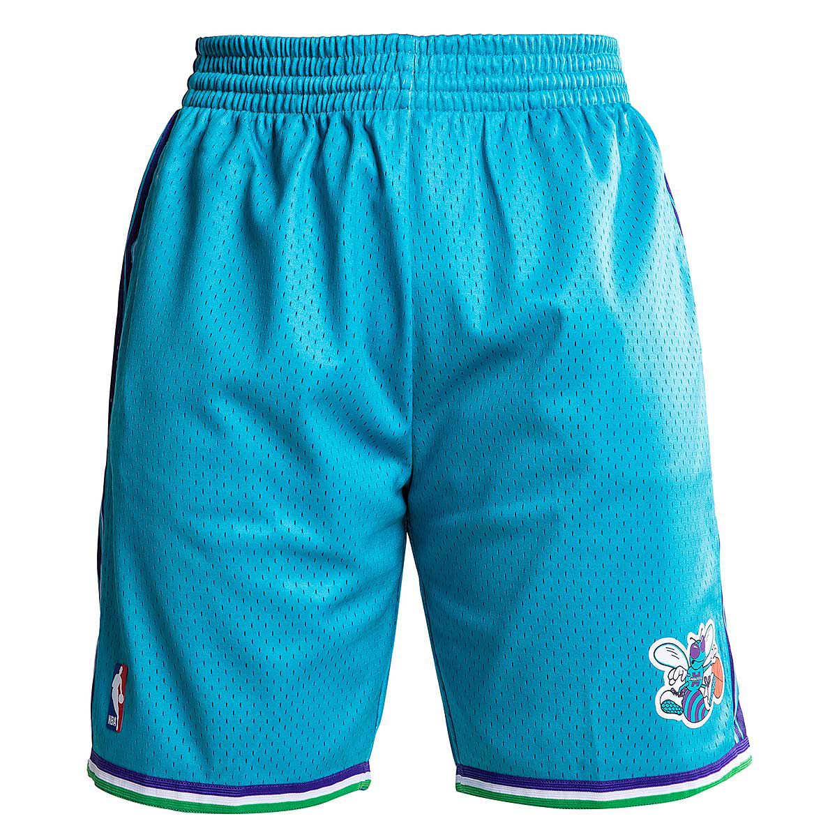 Charlotte Hornets Mitchell and Ness Hardwood Classics Teal 1999-2000 Swingman Shorts