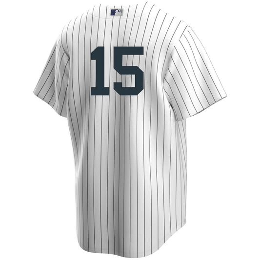 Men's Nike Thurman Munson #15 White New York Yankees Home Official Replica Player Jersey