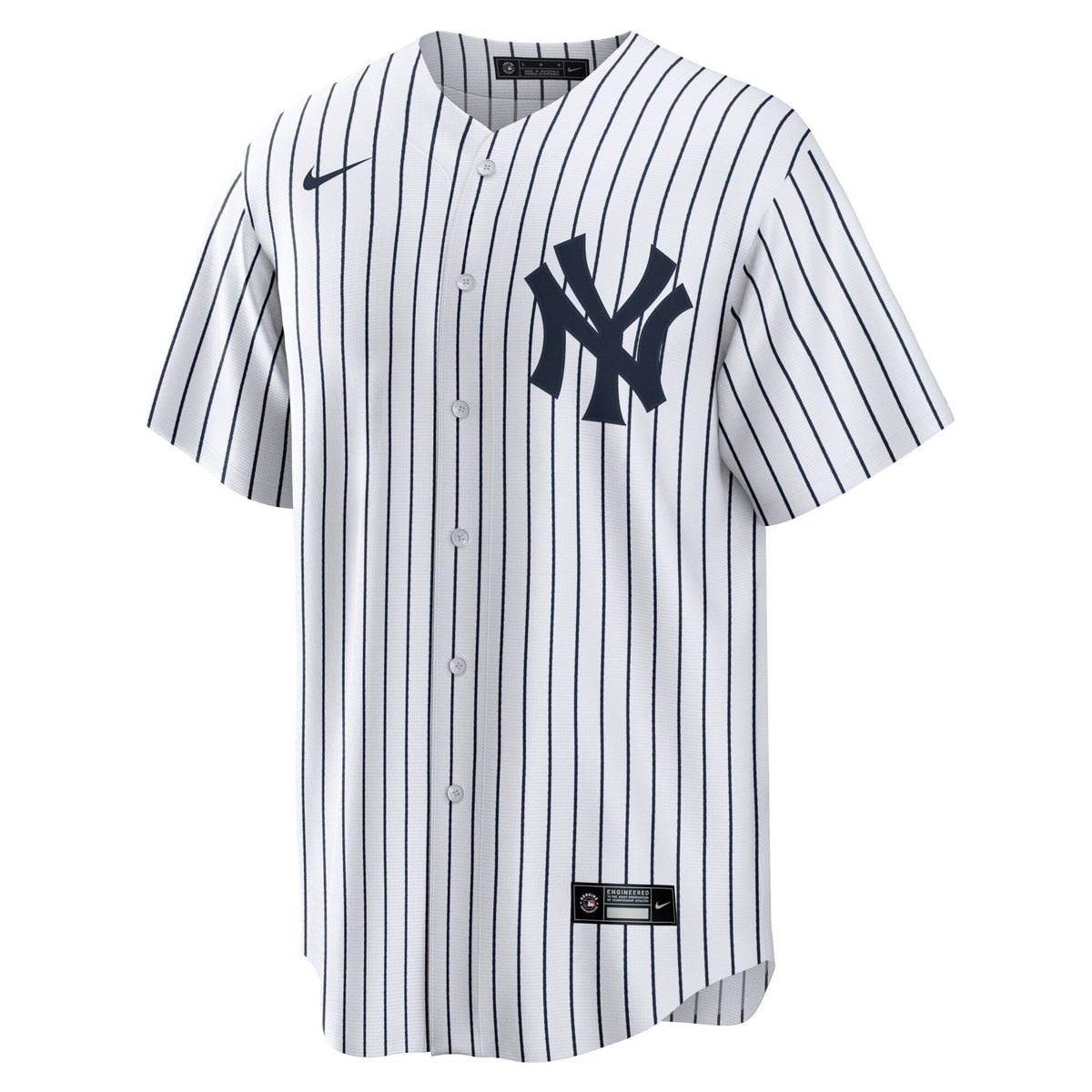 Men's Nike Derek Jeter #2 White New York Yankees Home Official Replica Player Jersey