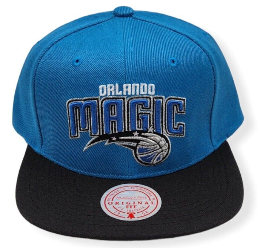 Men's Orlando Magic NBA Core Basic Blue/Black Mitchell & Ness Snapback Hat