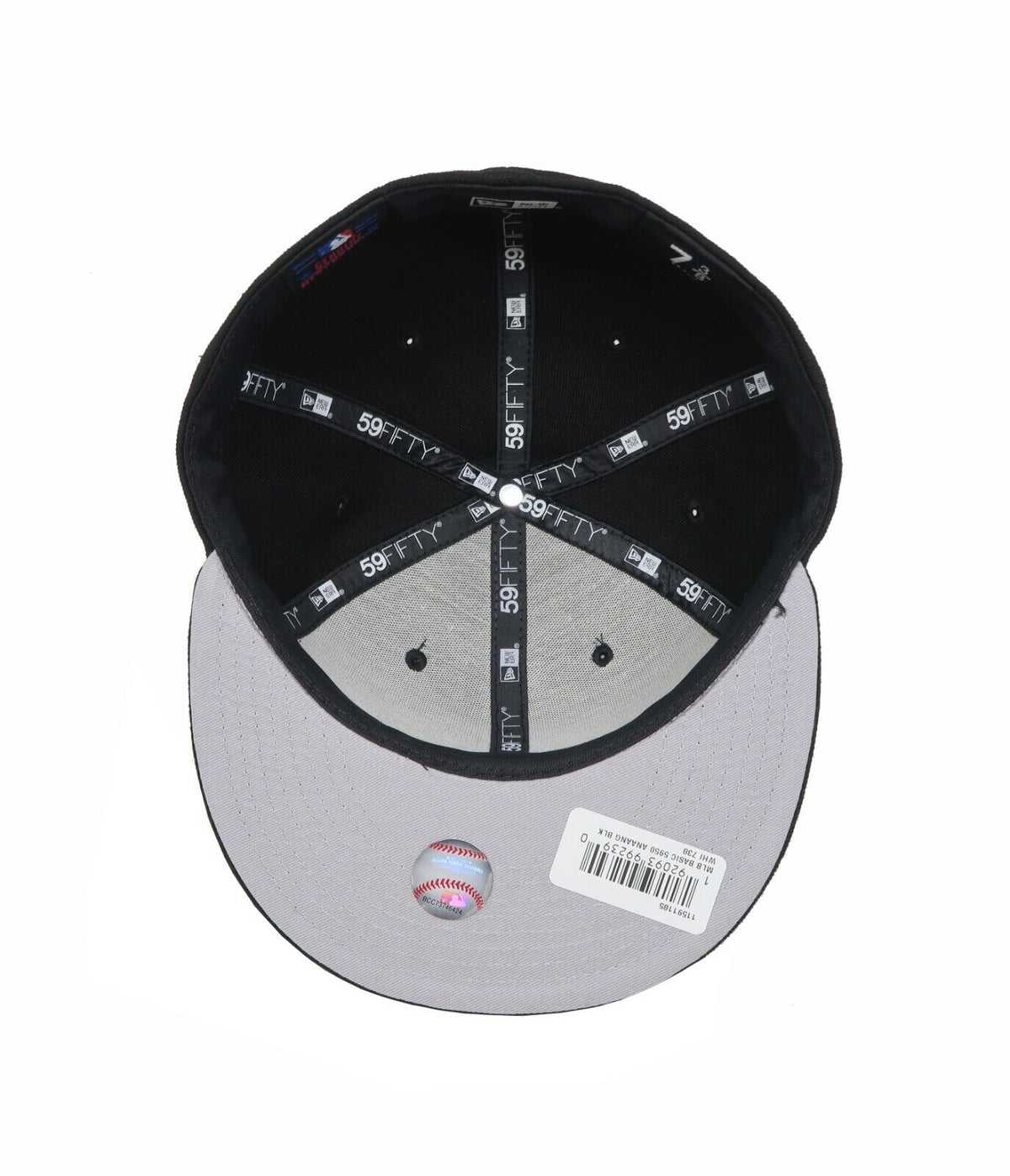 Anaheim Angels Black Basic 59Fifty Fitted Hat