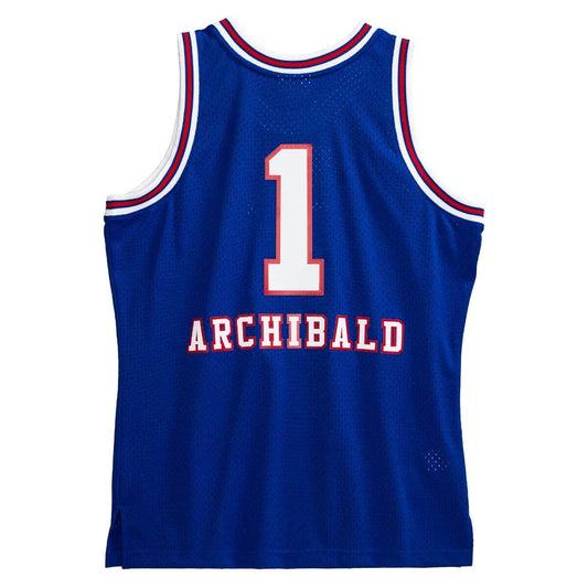 Men's Kansas City Kings Nate Archibald 1975-76 Royal Mitchell & Ness NBA Men's Hardwood Classic Swingman Jersey