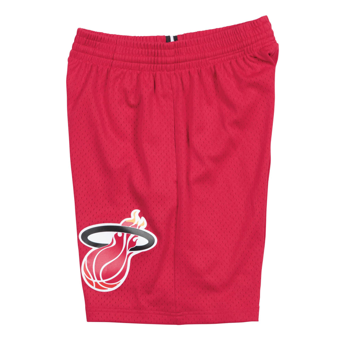 Men's Miami Heat Mitchell and Ness Hardwood Classics Red 1996-97 Swingman Shorts