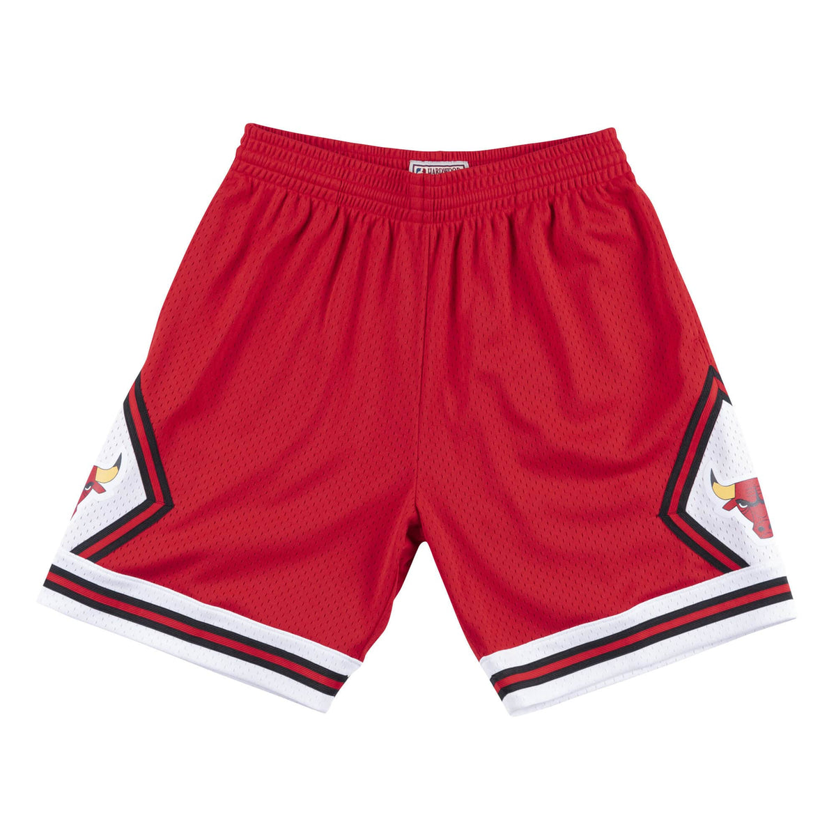 Men's Chicago Bulls Mitchell & Ness Red 1975-76 Hardwood Classics Swingman Shorts