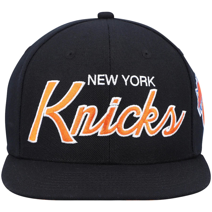 New York Knicks Team Script 2.0 Mitchell & Ness Snapback Hat
