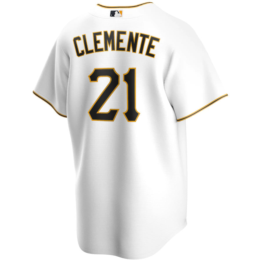 Men's Pittsburgh Pirates Roberto Clemente Nike White Home Replica Jersey