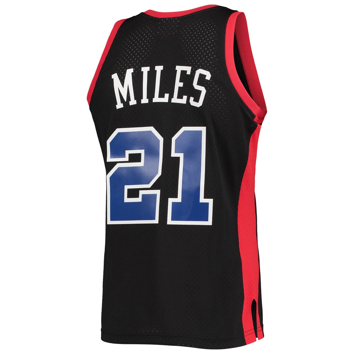 Men's LA Clippers Darius Miles Mitchell & Ness Black Hardwood Classics Reload 2.0 Swingman Jersey