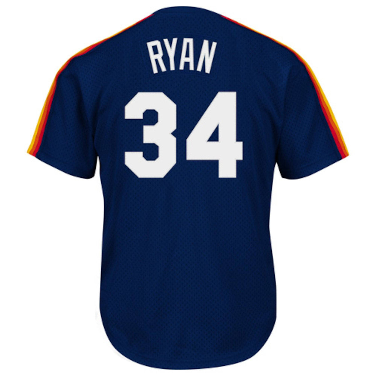 Men's Houston Astros Nolan Ryan Mitchell & Ness Navy 1988 Authentic Cooperstown Collection Mesh Batting Practice Jersey