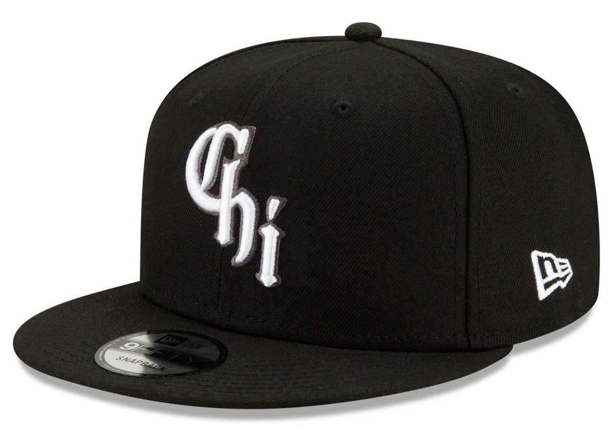 Men's Chicago White Sox New Era Black City Connect 9FIFTY Snapback Adjustable Hat