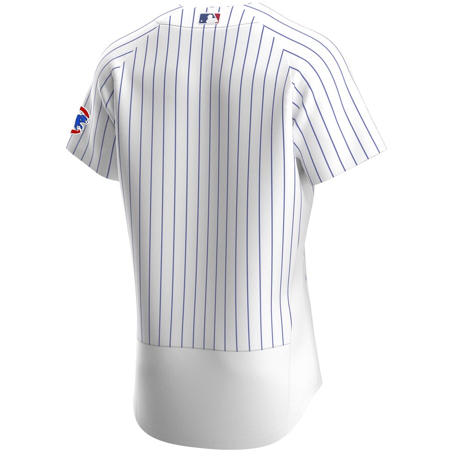 Men's Chicago Cubs Nike White Home Authentic Official Team Jersey