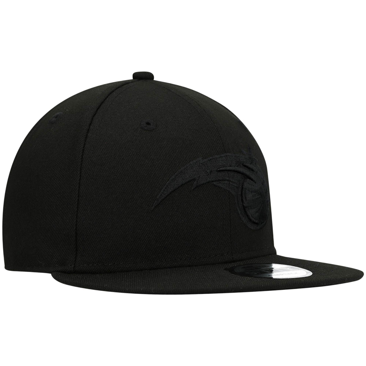 Men's Orlando Magic New Era Black On Black Color Pack 9FIFTY Snapback Hat