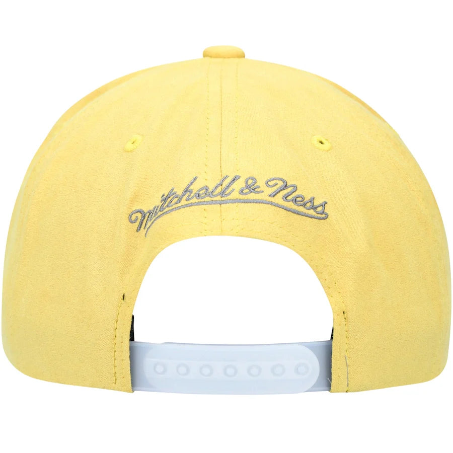 Men's Chicago Bulls Mitchell & Ness Gray/Yellow Day 5 Snapback Hat