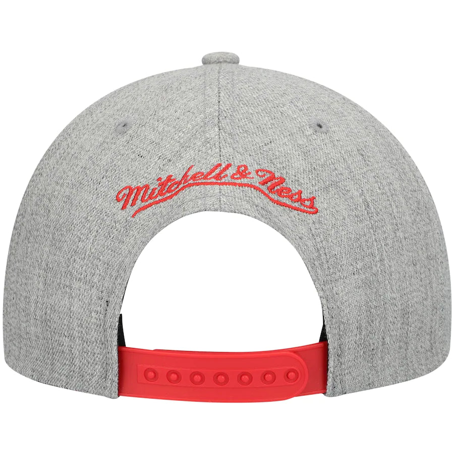 Atlanta Hawks Team Heathered Gray HWC 2.0 Mitchell & Ness Snapback Hat