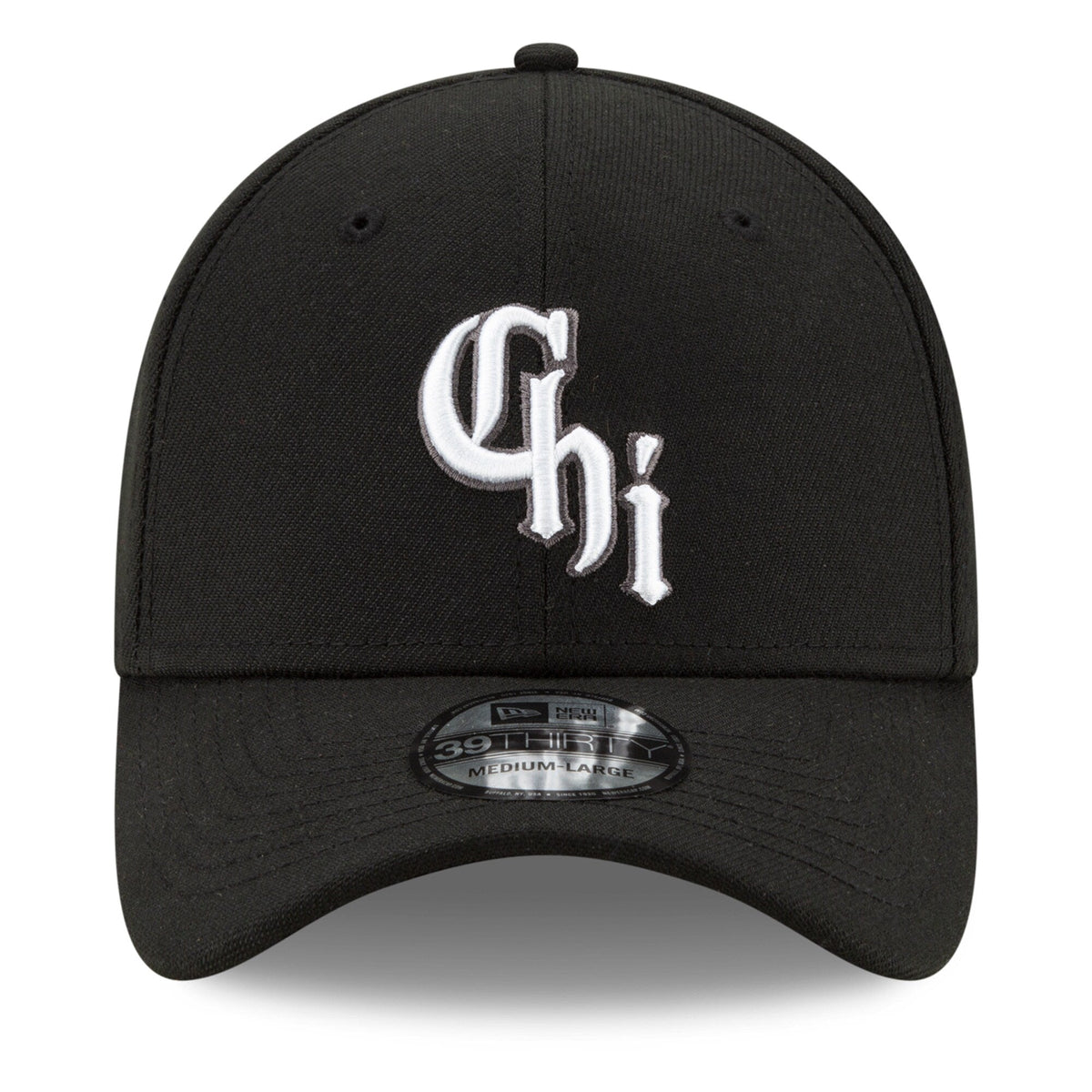 Men's Chicago White Sox New Era Black City Connect 39THIRTY Flex Hat