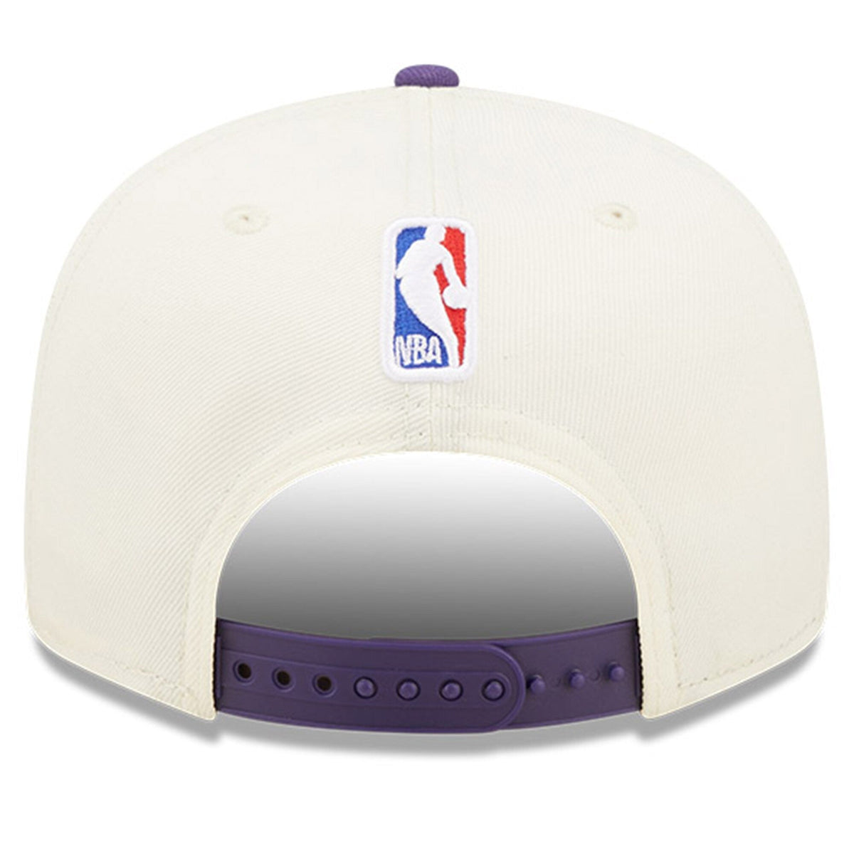 Phoenix Suns New Era 2022 NBA Draft 9FIFTY Snapback Adjustable Hat - Cream/Purple