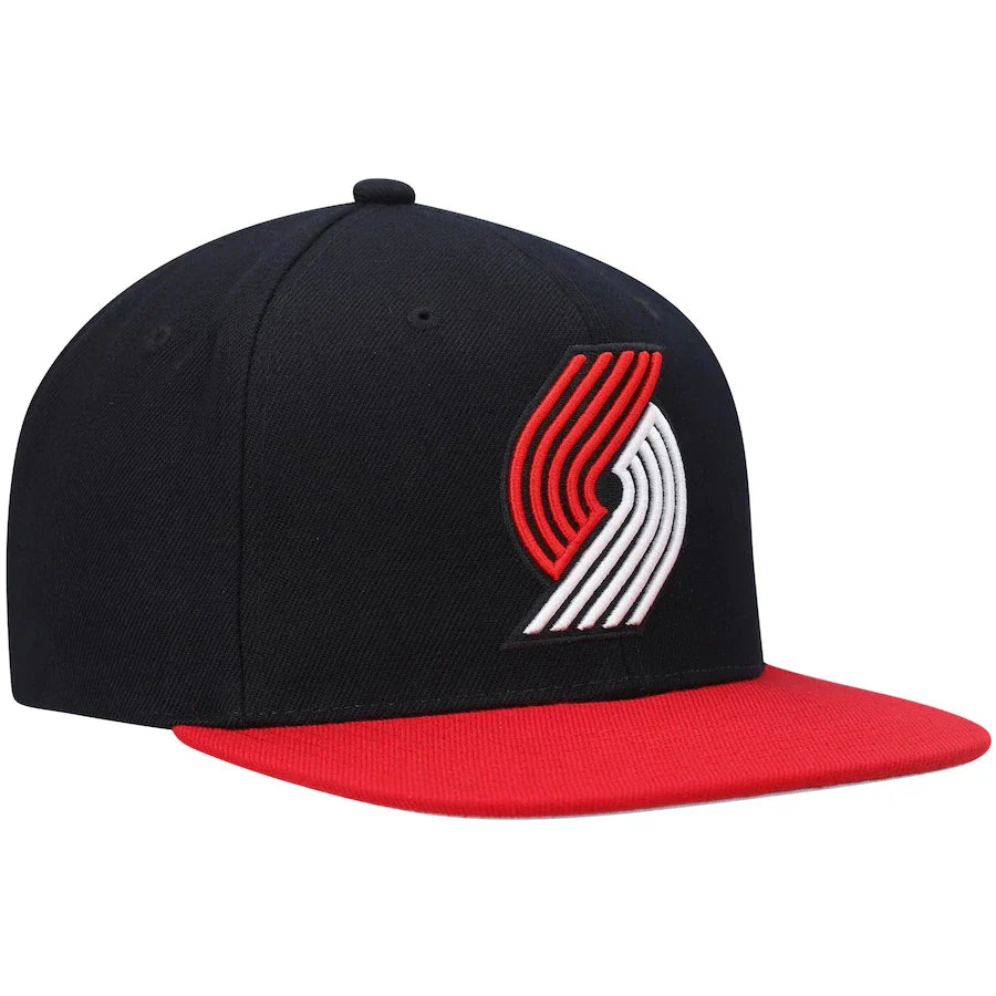 Portland Trail Blazers 2-Tone 2.0 Red Mitchell & Ness Snapback Hat