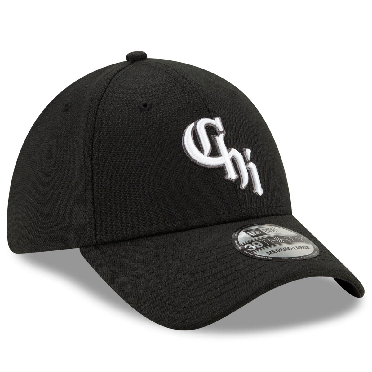 Men's Chicago White Sox New Era Black City Connect 39THIRTY Flex Hat