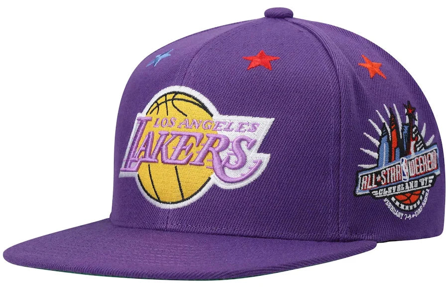 Los Angeles Lakers NBA 97 Top Star HWC Purple Mitchell & Ness Snapback Hat