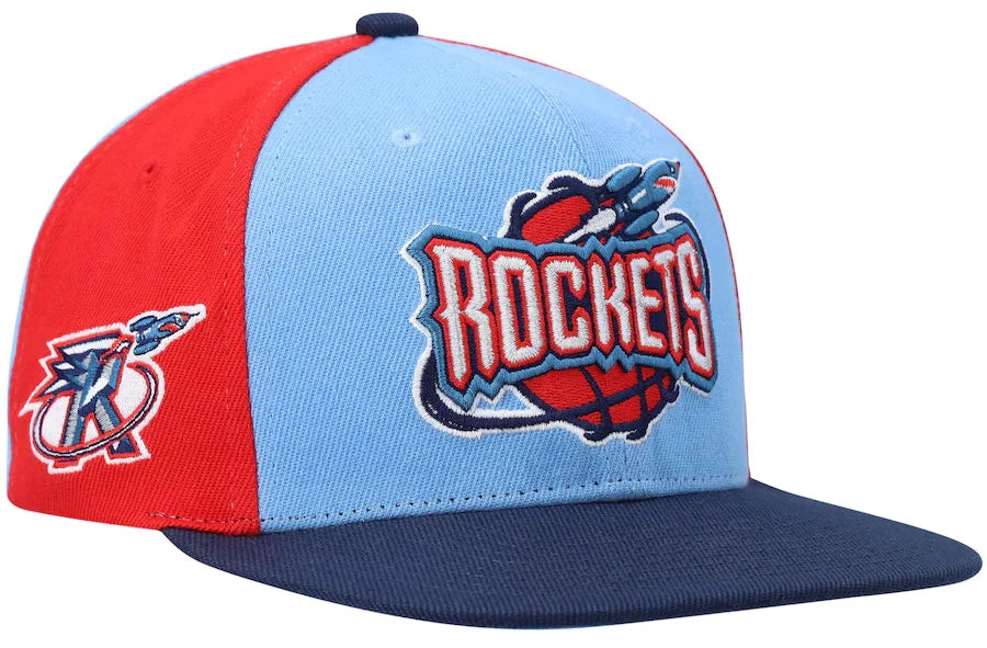 Houston Rockets NBA On The Block Mitchell & Ness Snapback Hat