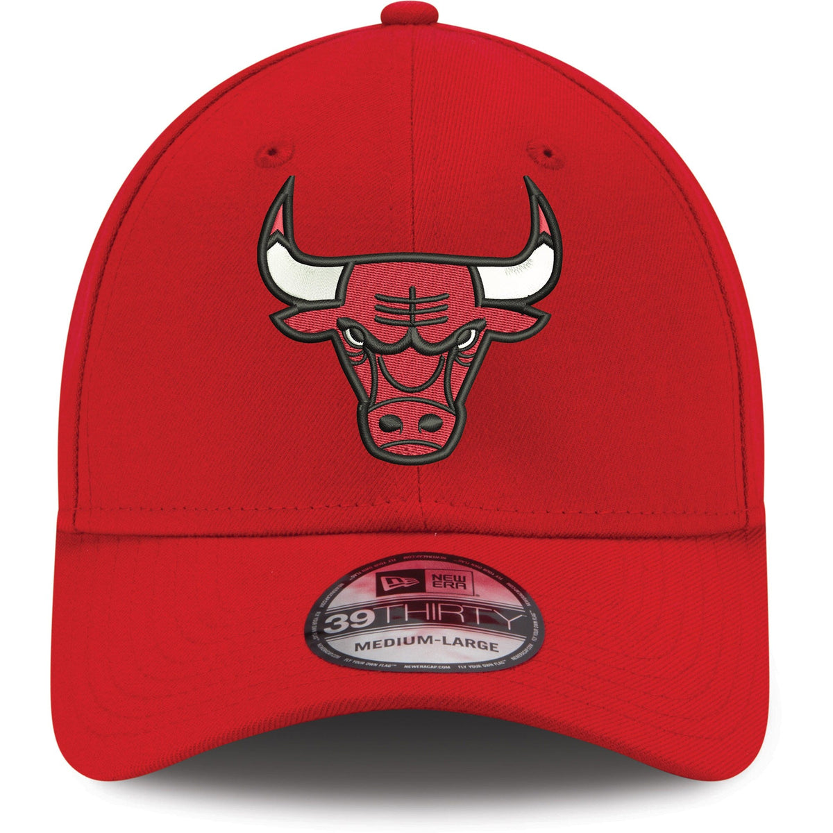 Men's Chicago Bulls New Era Red NBA Team Classic 39THIRTY Flex Hat
