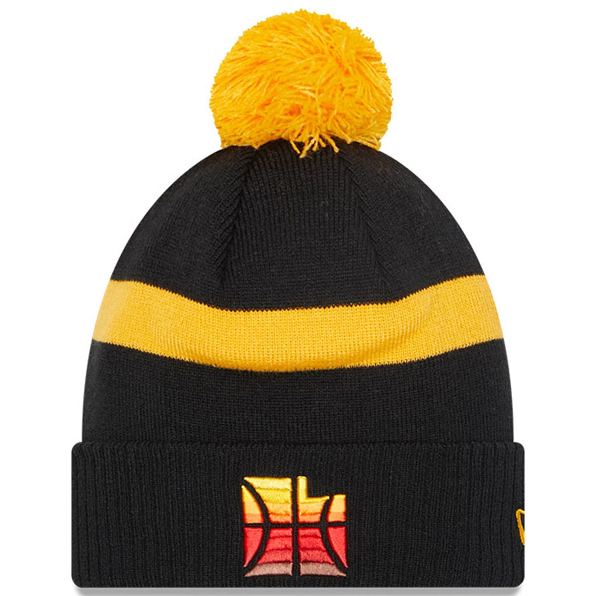 Utah Jazz '21 NBA City Edition New Era Black Cuffed Knit Hat