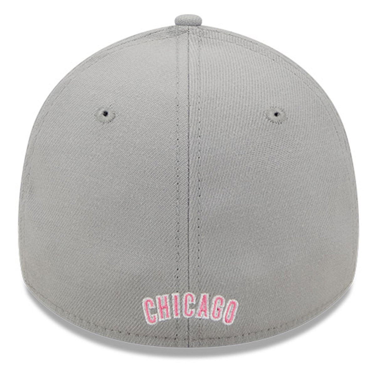 Men's Chicago Cubs New Era Gray/Pink 2022 Mother's Day 39THIRTY Flex Hat