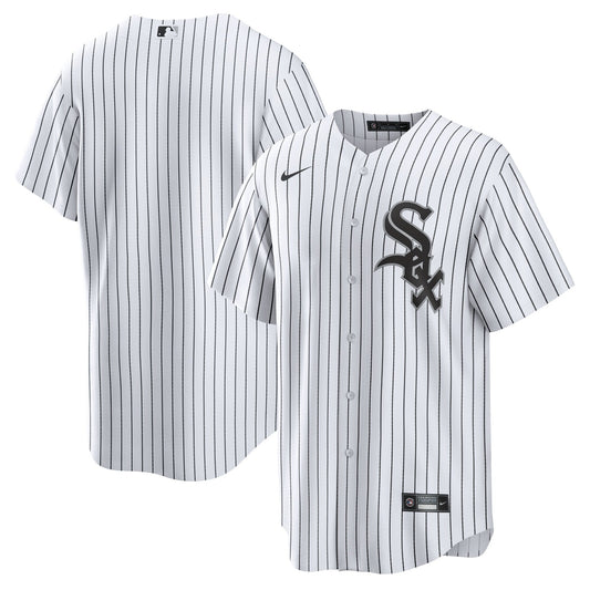 NIKE Men's Chicago White Sox White Home Blank Replica Jersey