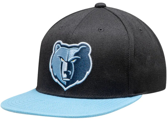 Mens NBA Memphis Grizzlies Navy 2-Tone 2.0 Snapback Hat By Mitchell And Ness