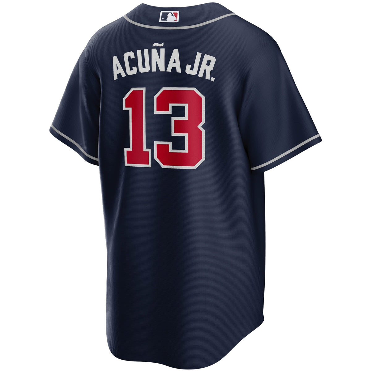 Men's Atlanta Braves Ronald Acuna Jr. Nike Navy Alternate Replica Player Name Jersey