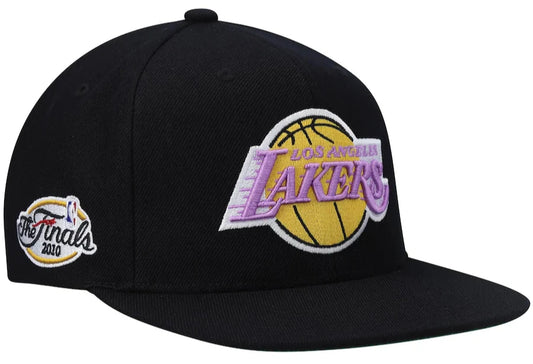 Los Angeles Lakers Mitchell & Ness Top Spot NBA 2010 Finals Snapback Hat