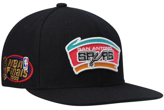 San Antonio Spurs Mitchell & Ness Top Spot NBA 1999 Finals Snapback Hat