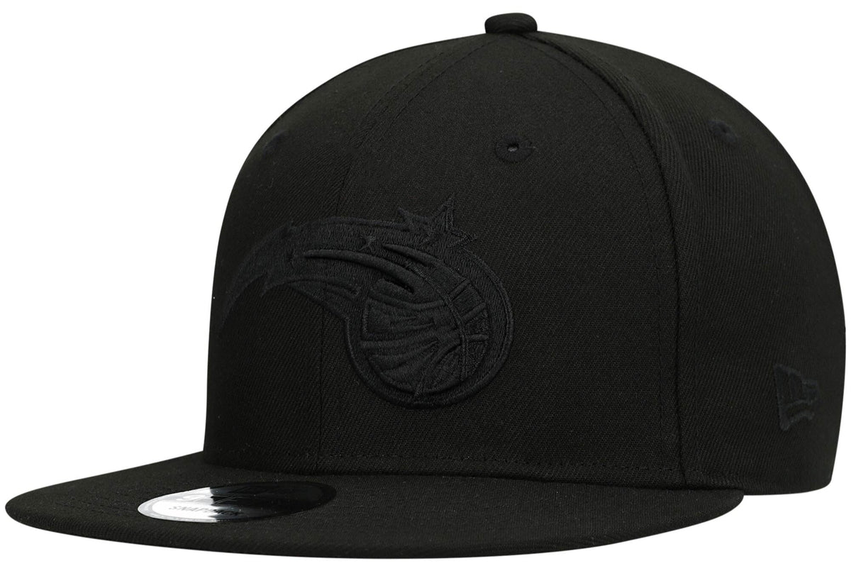 Men's Orlando Magic New Era Black On Black Color Pack 9FIFTY Snapback Hat