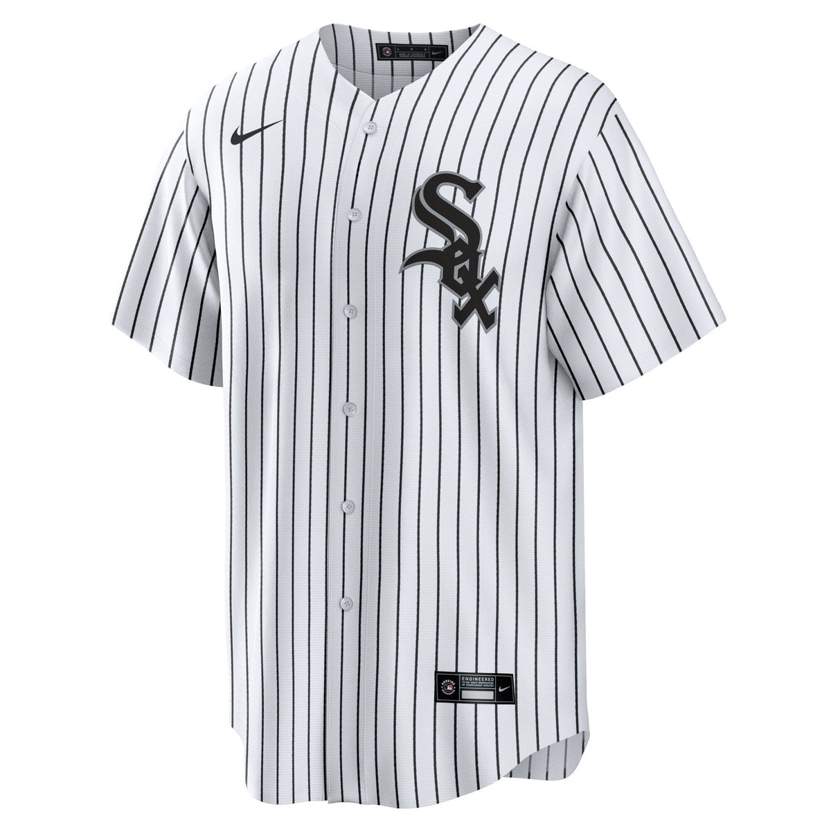 NIKE Men's Chicago White Sox White Home Blank Replica Jersey