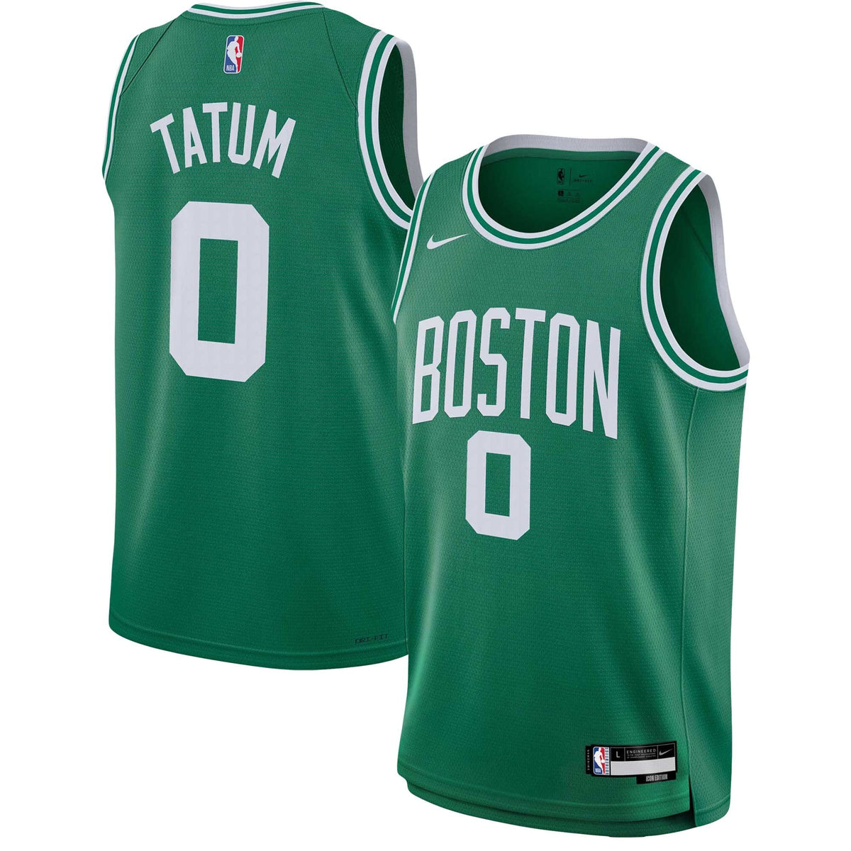 Youth Boston Celtics Jayson Tatum Green Nike Swingman Icon Jersey